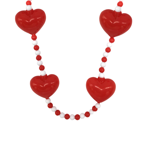 35" LED Red Heart Necklace (Each)