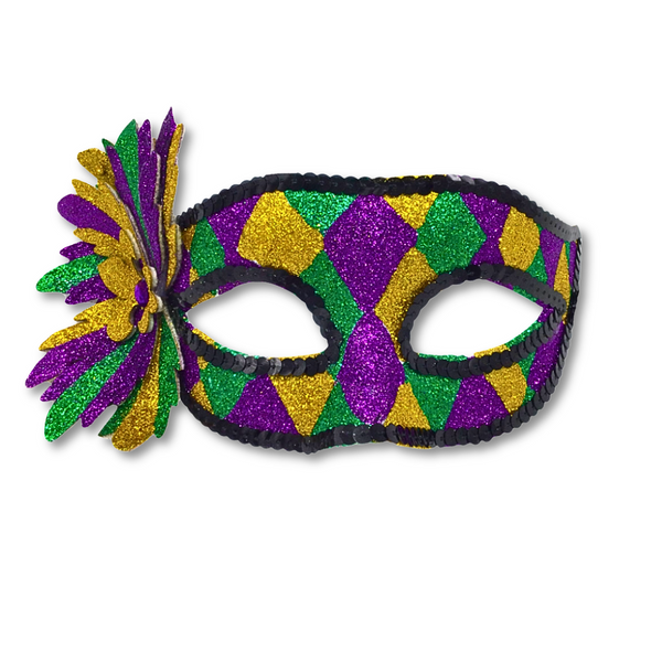 Mardi Gras Harlequin Mask (Each) – Mardi Gras Spot display picture 3