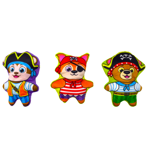 6" Plush Pirate - Assorted (Each)