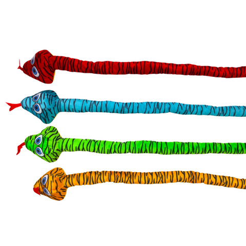 35" Plush Big Eye Snake - Assorted Colors (Each)