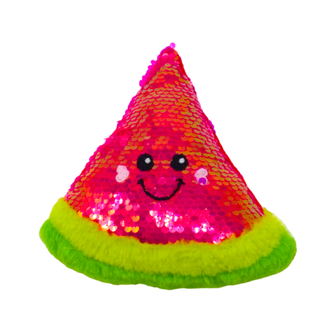 7" Plush Sequin Watermelon (Each)