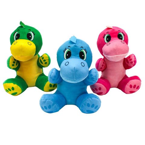 8" Plush Dinosaur - Assorted Colors (Each)