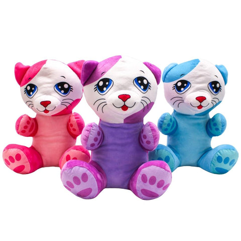 11" Plush Cat - Assorted Colors (Each)