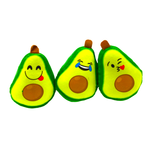 6" Plush Emoji Face Avocado - Assorted (Each)