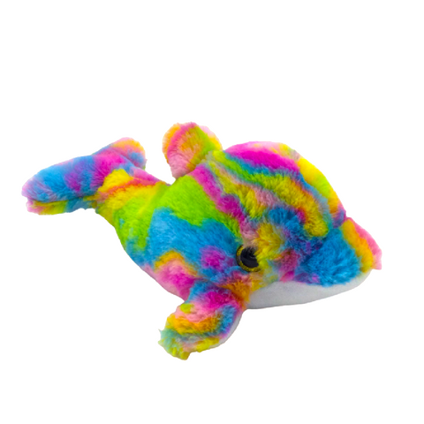 10" Plush Groovy Pattern Dolphin (Each)