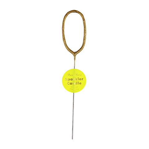 Sparkler Candle "0" (Each)