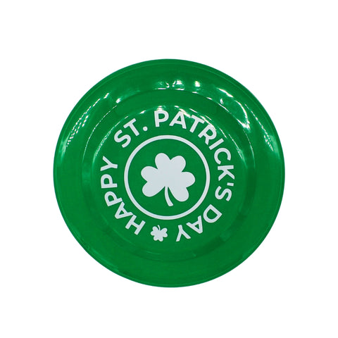 7" St. Patrick's Day Frisbee with Shamrock (Dozen)