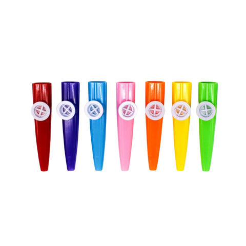 4" Plastic Kazoo - Assorted Colors (Dozen)