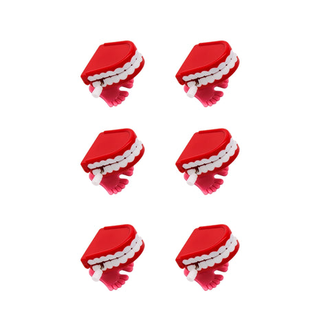 Wind-up Walking Babbling Teeth (Pack of 6)