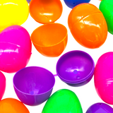 Multicolor Plastic Easter Eggs (Pack of 24)