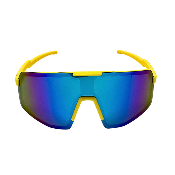 Adult Yellow Sports Sunglasses (Each) – Mardi Gras Spot