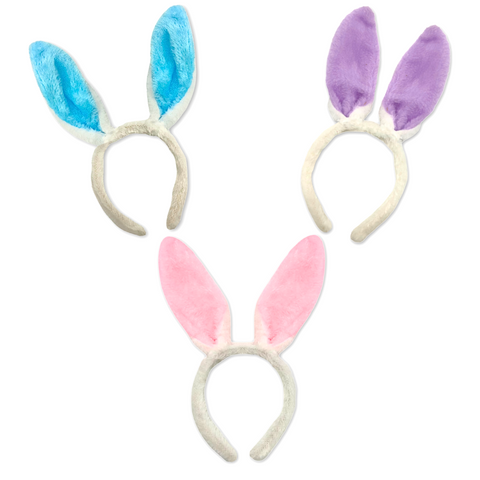 Bunny Ears Headband - Assorted Colors (Each)