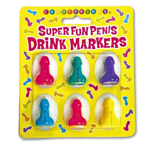 Penis Cocktail Markers (Pack of 6)