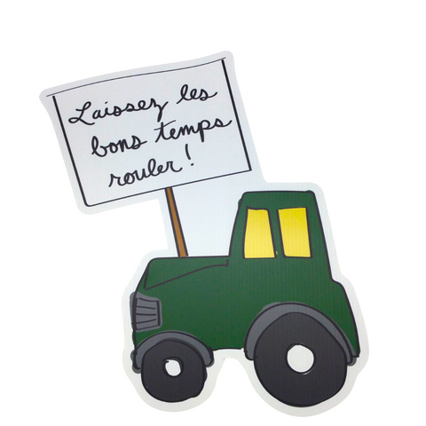 Tractor Yard Sign (Each)