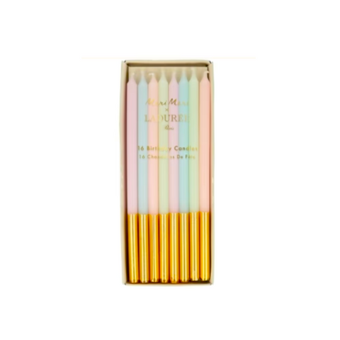 Landuree Paris Gold Leaf Candles (16 Pieces)