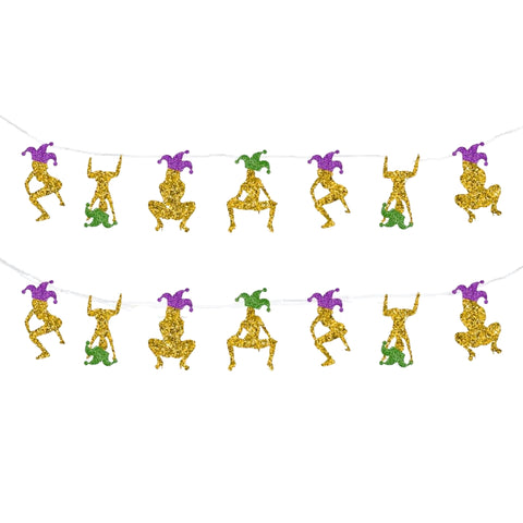 Mardi Gras Twerk Bachelorette Birthday Banner (Each)