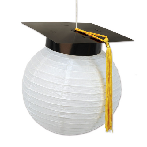 9.5" Graduation Cap Paper Lanterns - 2 pieces (Each)