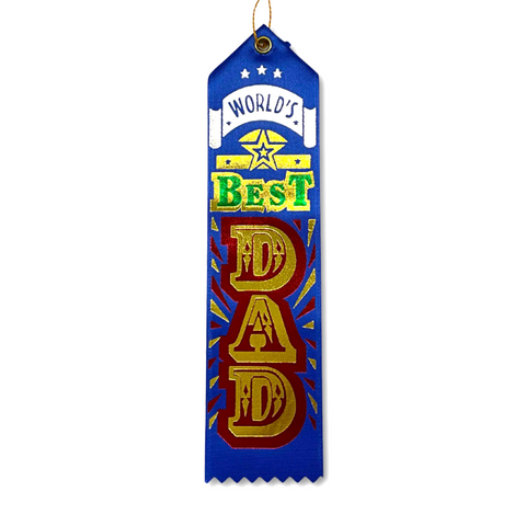 World's Best Dad Award Ribbon (Each)