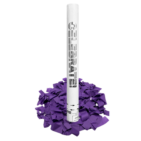 16" Purple Paper Confetti Cannon (Each)