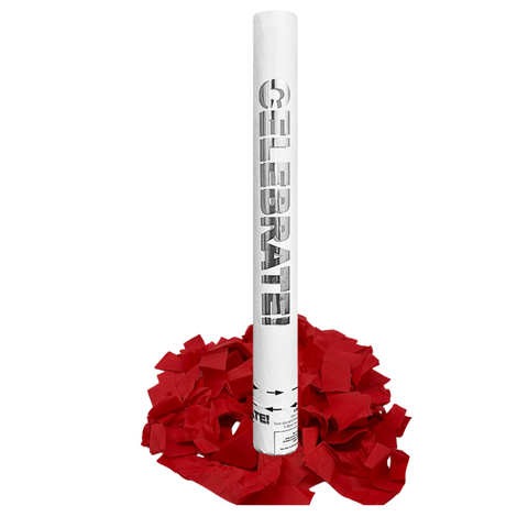16" Red Paper Confetti Cannon (Each)