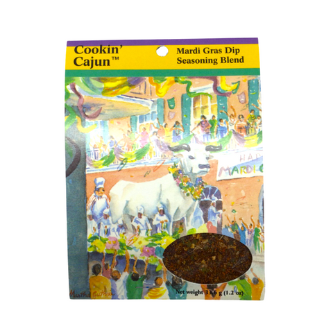 Mardi Gras Dip Seasoning Blend - Cookin' Cajun (Each)