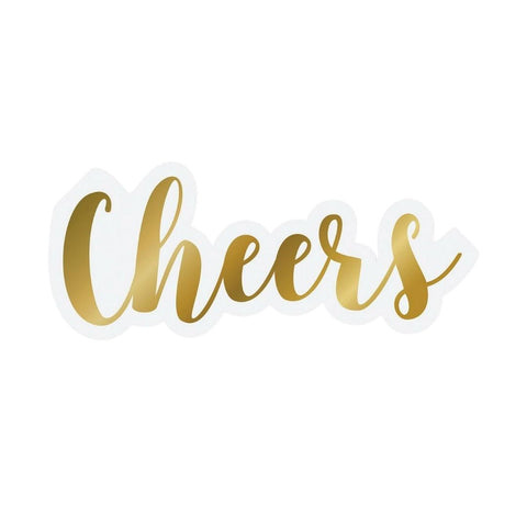 Cheers! Die-Cut Napkins - 6.5" x 5" (Pack of 16)