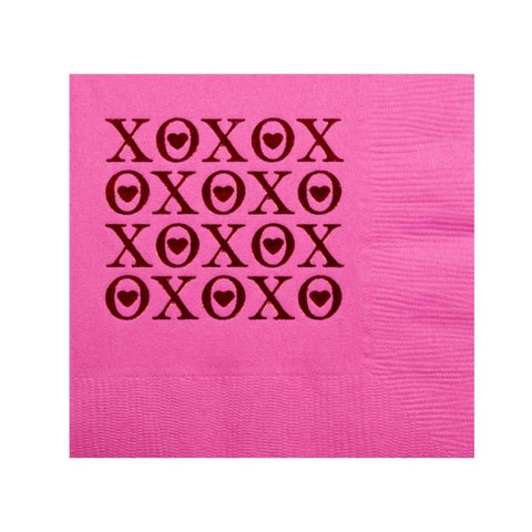 XOXO Napkins - 5" x 5" (20 Count)