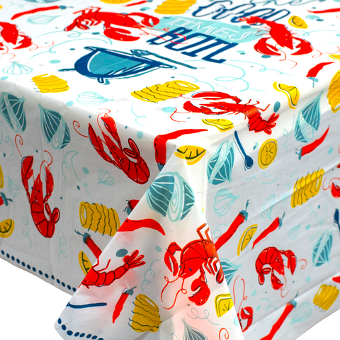 Let the Good Times Boil Disposable Tablecloth (Each)