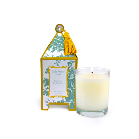 Fleurs de St. Germain Classic Toile Pagoda Box Candle (Each)