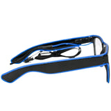 El Wire Blue Square Sunglasses (Each)