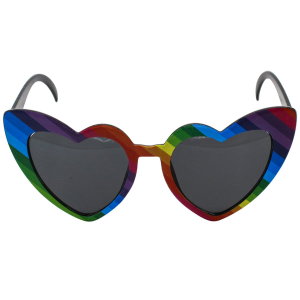 Rainbow Heart Sunglasses (Each) – Gras