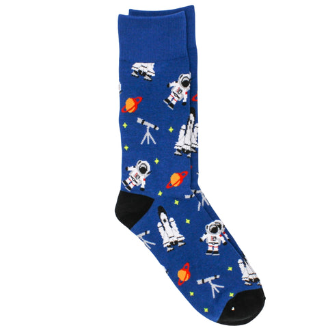 Navy Astronaught Socks (Pair)
