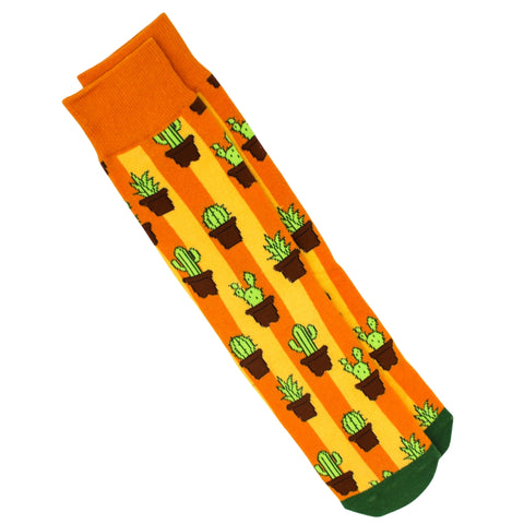 Gold Cactus Socks (Pair)