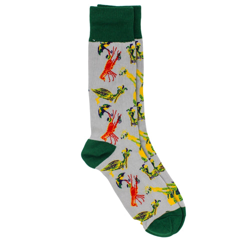 Men's Mardi Gras Band Socks (Pair)