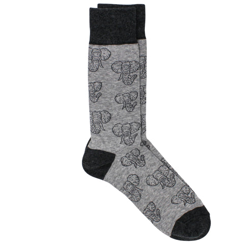 Men's Elephant Face Socks (Pair)