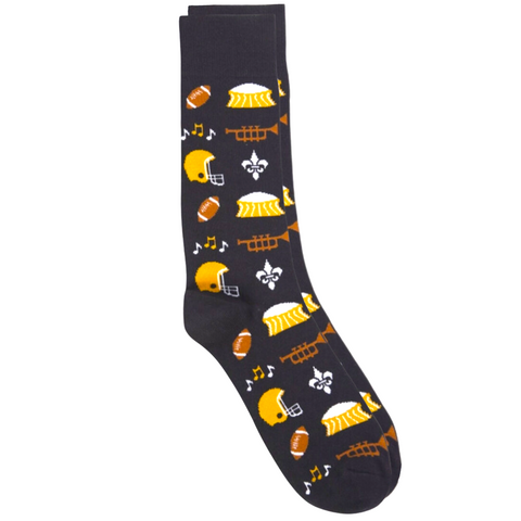 Bonfolk New Orleans Football Socks (Pair)