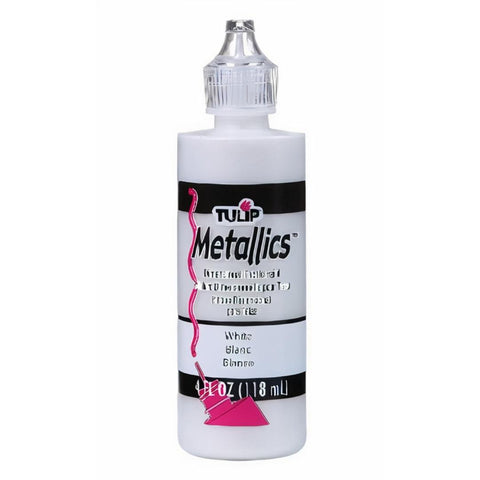 4oz Metallic Paint - White (Each)