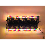 Purple, Green and Gold Mini Mardi Gras String of 100 Lights Double Filament 22' (Each)