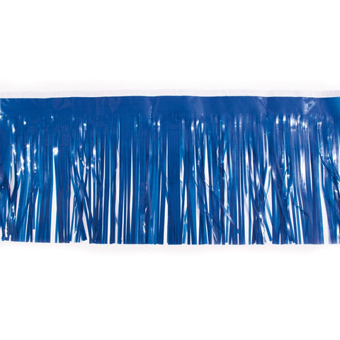 Dark Blue Vinyl Fringe 15" X 10'  (Pack)