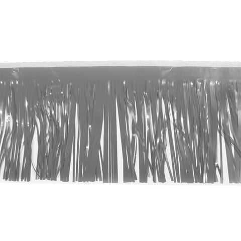 Gray Vinyl Fringe 15" X 10' (Pack)