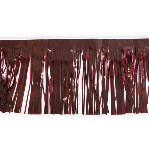 Maroon Vinyl Fringe 15" X 10' (Pack)
