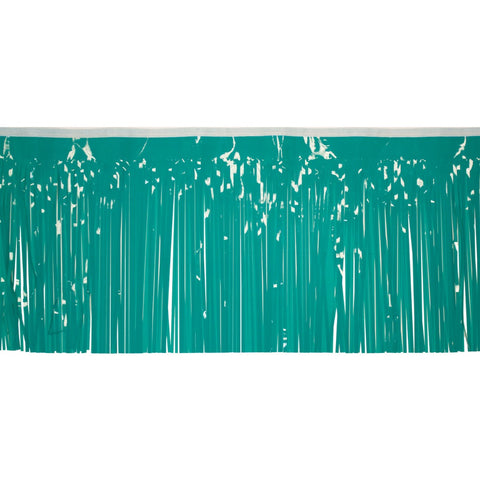 Teal Vinyl Fringe 15" X 10' (Pack)