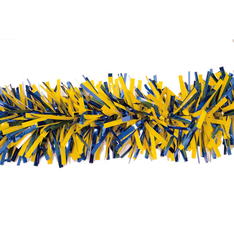 Metallic Blue & Vinyl Spanish Gold Twist 4" X 25' (Roll)