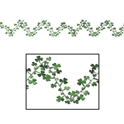 Gleam N Flex Shamrock Wire Garland 25'  (Each)