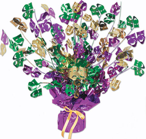 Mardi Gras Gleam N Burst Centerpiece 15" (Each)