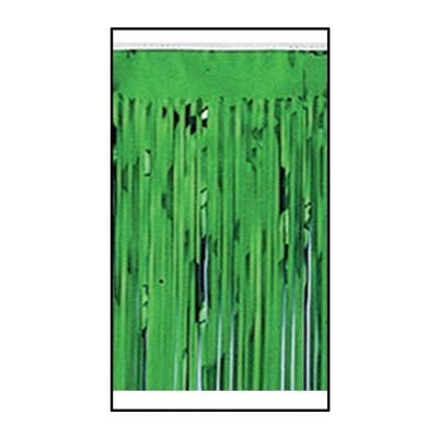 Metallic Green Fringe 15" x 10' (Pack)