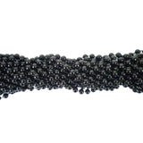 33" Round Black Mardi Gras Beads (6 Dozen - 72 Necklaces)
