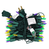 Purple, Green and Gold LED Mardi Gras Lights - 80 Lights, 21' (Each)