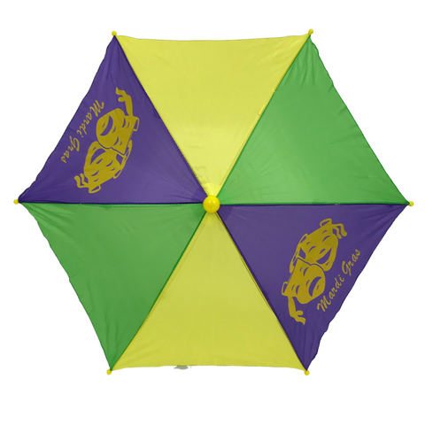 Purple, Green and Gold Umbrella 14.5" (Each)