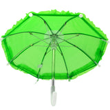 Green Umbrella with Ruffle 5" (Each)